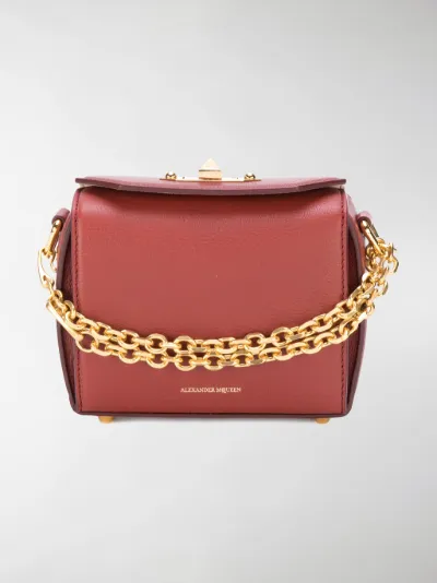 Alexander McQueen - Box leather bag
