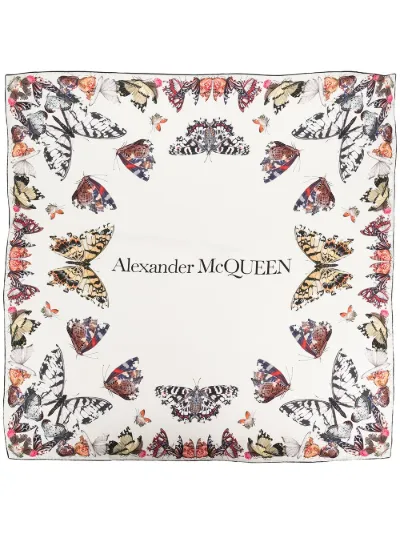 alexander mcqueen butterfly scarf