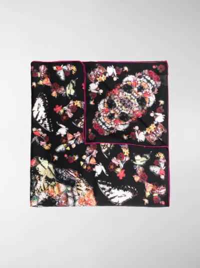 alexander mcqueen butterfly scarf