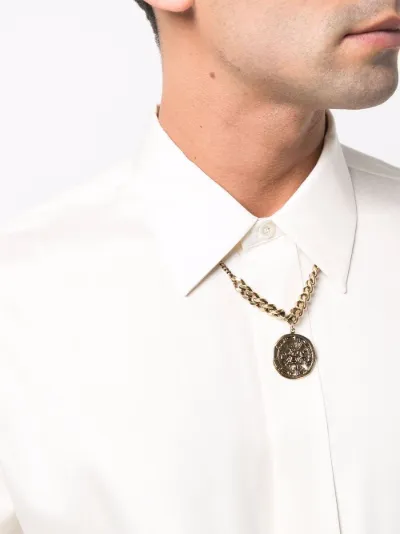 Alexander McQueen button-up silk shirt 