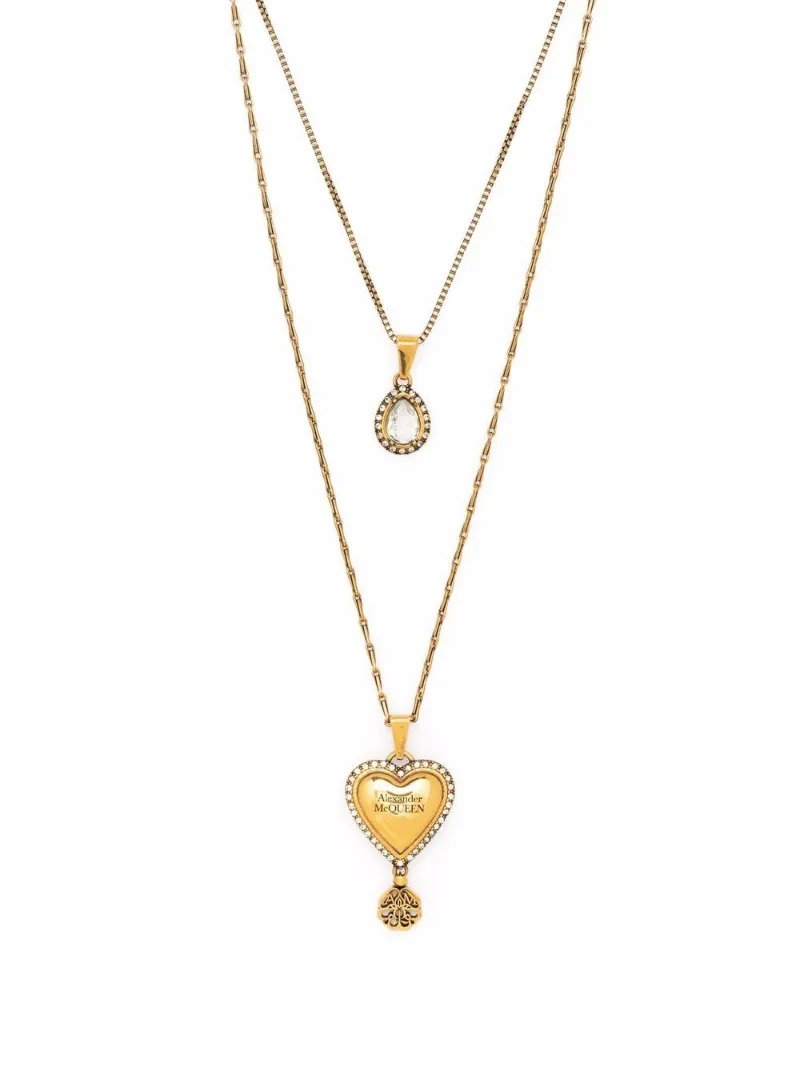 Donna Sciarpa teschio e cuore Nero/Avorio | Sciarpe Alexander McQueen –  Deaf World Cruise
