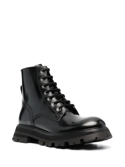 alexander mcqueen combat boots