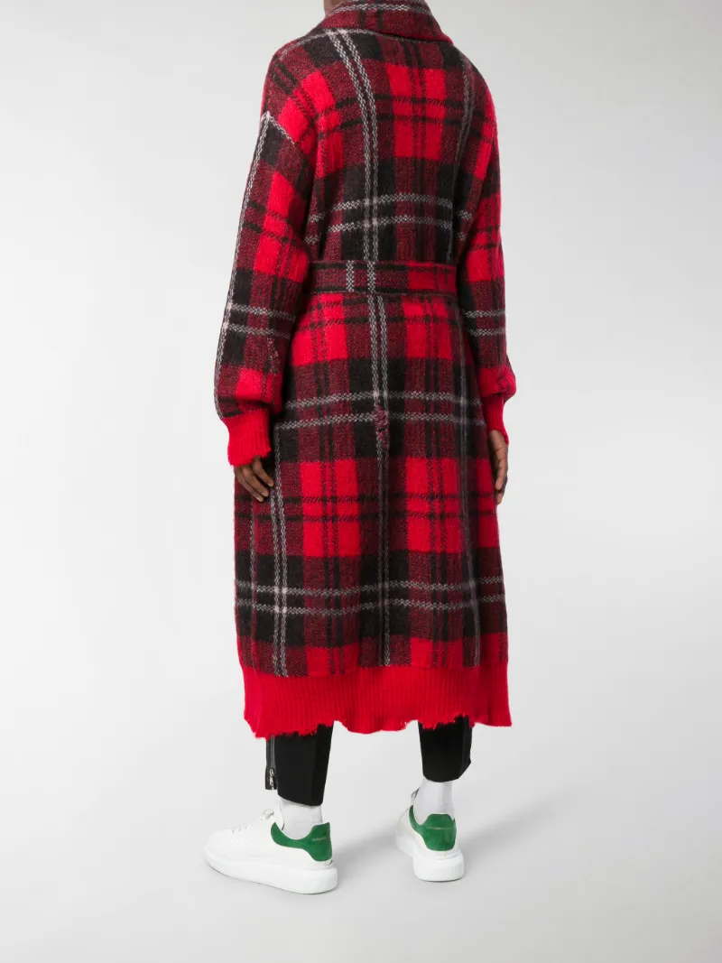 alexander mcqueen plaid coat