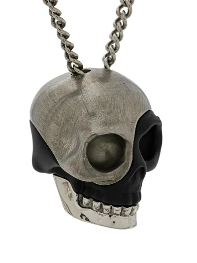 ALEXANDER MCQUEEN★素敵！DIVIDED SKULL Pendant NECKLACE Alexander McQueen divided skull pendant necklace | Eraldo.com FR