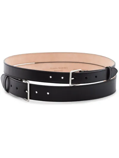 double buckle belt