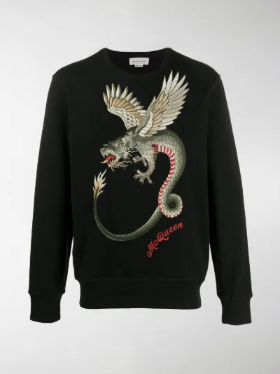 alexander mcqueen jumper black