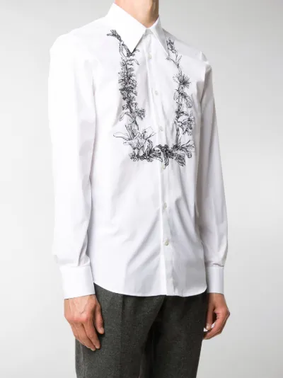 alexander mcqueen button up