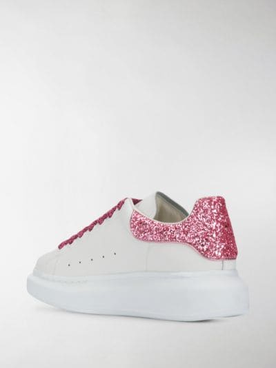 pink glitter alexander mcqueen's