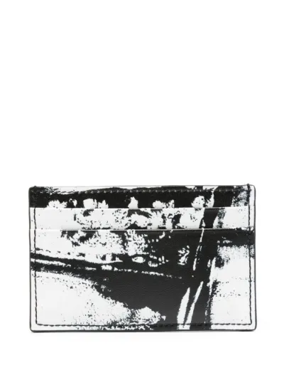 Alexander McQueen Graffiti print leather cardholder Eraldo FR