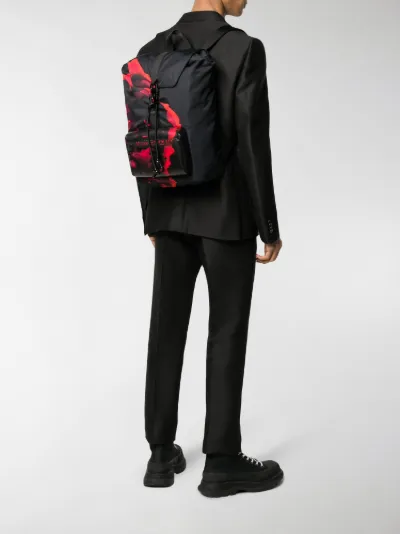 mila floral printed backpack