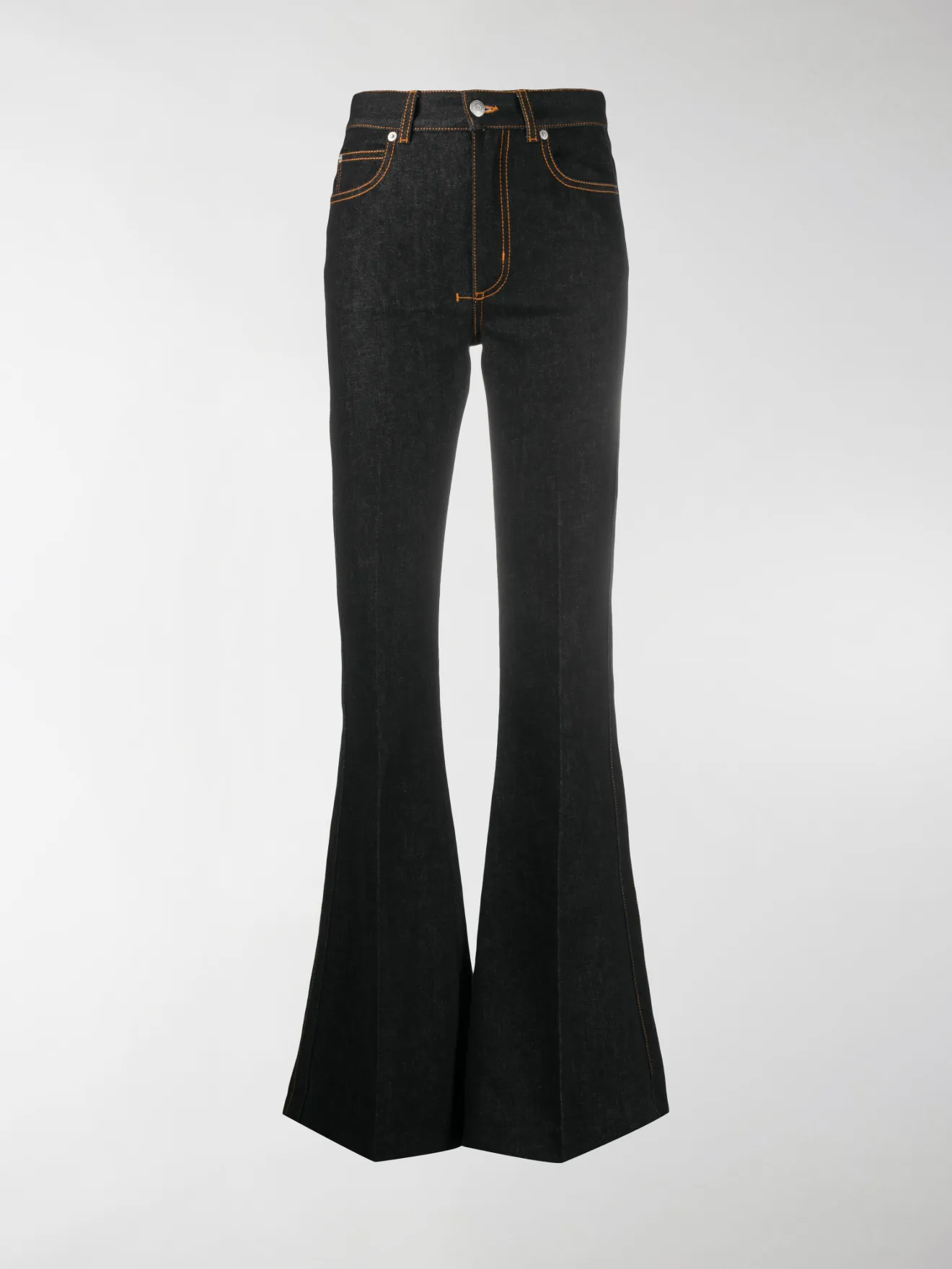 bell bottom jeans black