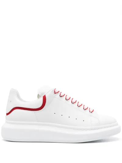 Alexander McQueen lace up leather sneakers Eraldo UK