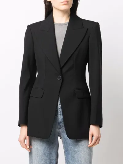 alexander mcqueen black blazer