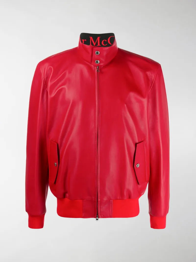 alexander mcqueen leather jackets