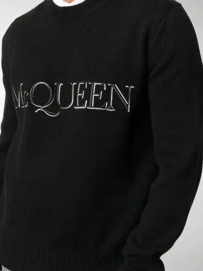 alexander mcqueen jumper black