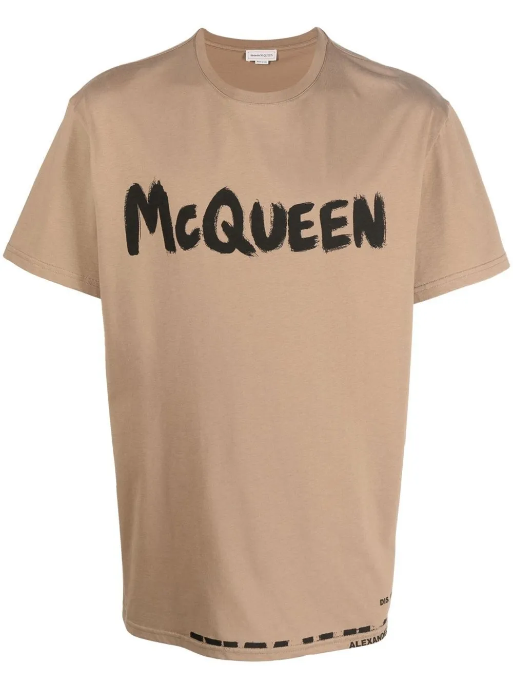 Alexander McQueen logo print short sleeve T shirt Eraldo FR