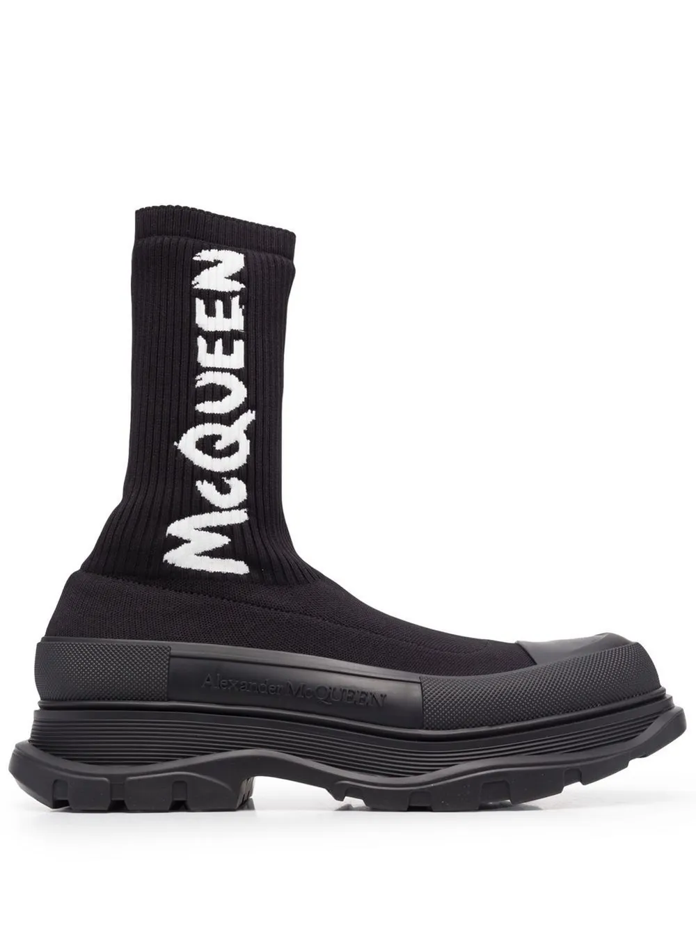 logo-print sock-boots | Alexander McQueen | Eraldo.com