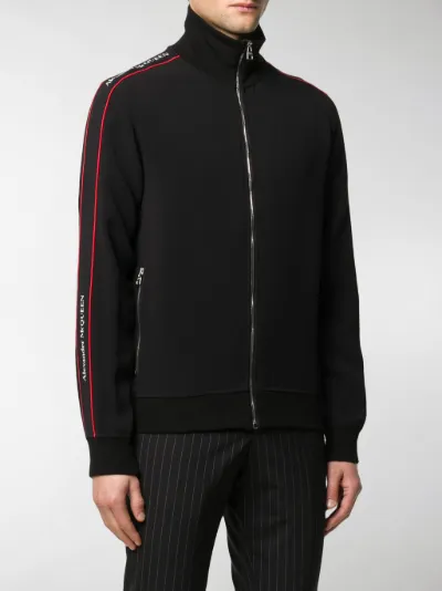 givenchy logo tape track jacket