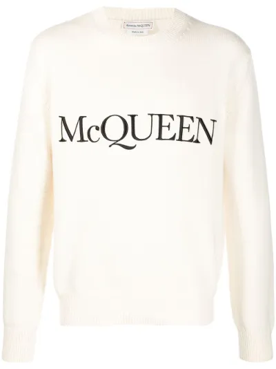 Maglione Alexander McQueen graffiti 626454Q1WZL3355 green | FRMODA.com
