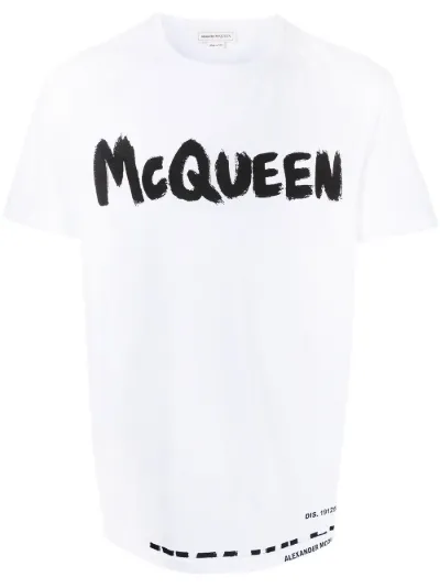 Alexander McQueen McQueen Graffiti cotton T-shirt | Eraldo.com TH