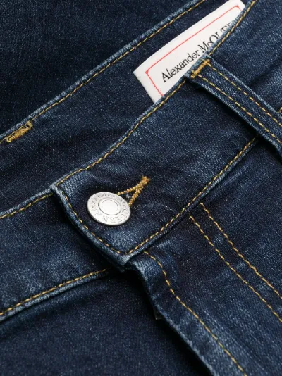 mid rise slim fit jeans