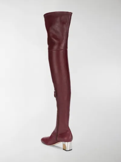 alexander mcqueen over the knee boots