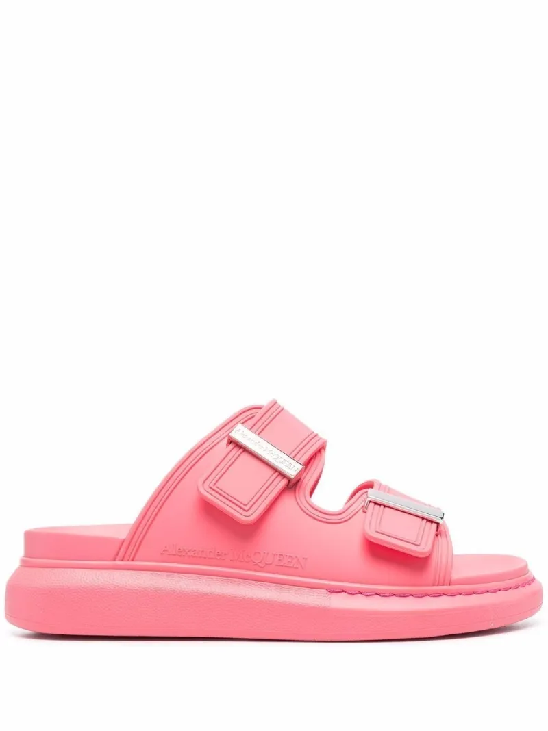 double buckle pool sliders