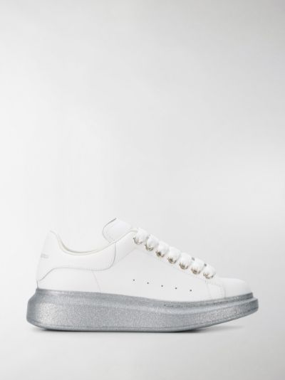 alexander mcqueen glitter trainers