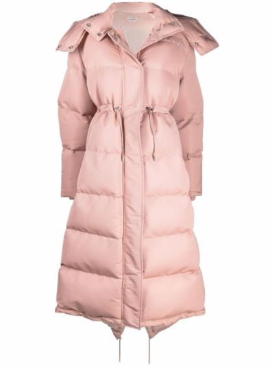 light pink down coat