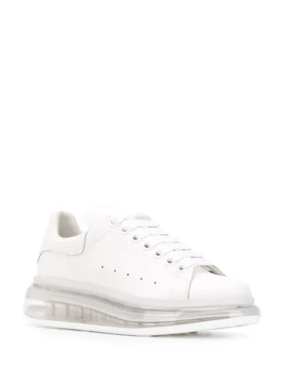 alexander mcqueen oversized leather sneakers