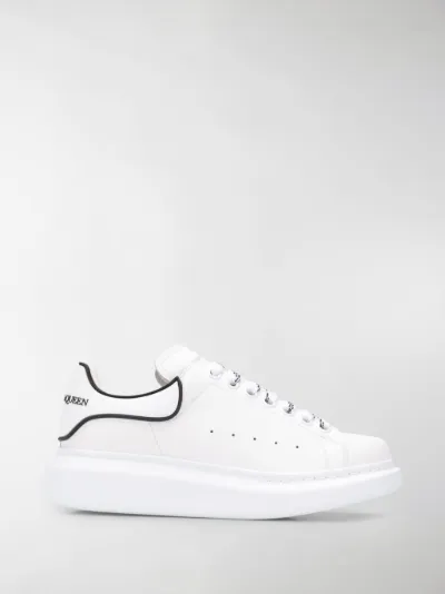 Man White Oversize Sneakers With Light Blue Silicone Spoiler - ALEXANDER  MCQUEEN - Russocapri