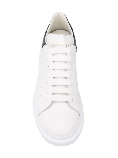 alexander mcqueen oversized leather sneakers