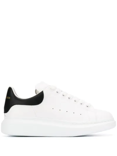 alexander mcqueen oversized leather sneakers