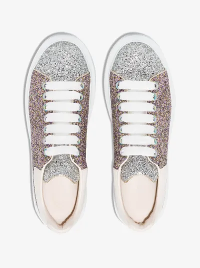 alexander mcqueen sneakers metallic