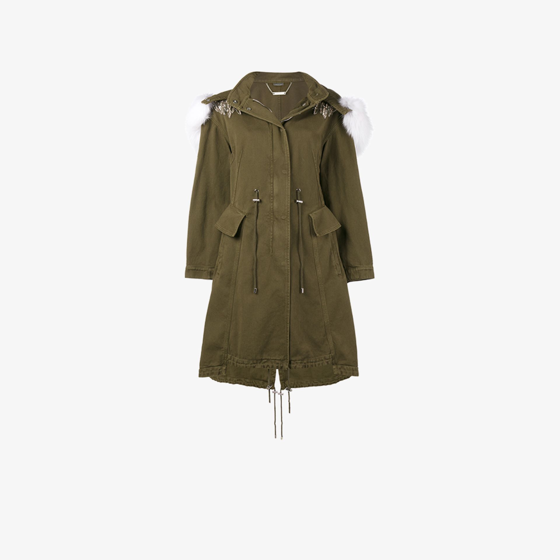 Alexander McQueen Parka with Fox Fur 