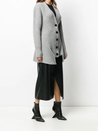 alexander mcqueen peplum cardigan