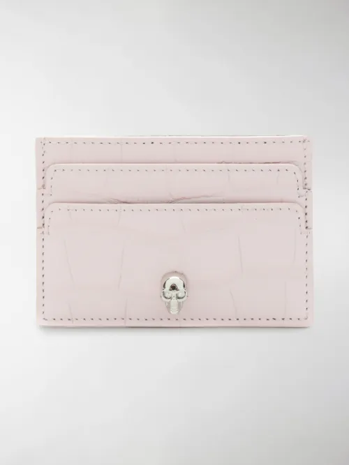 Alexander McQueen - Portacarte con teschio