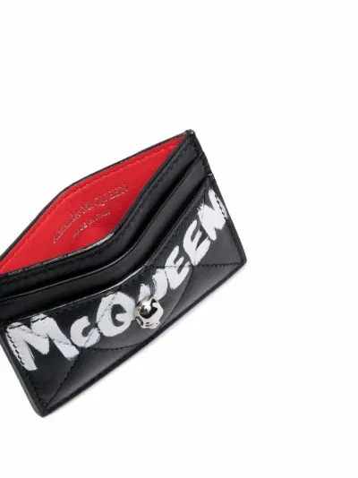 Alexander McQueen Portafoglio con decorazione nero | MODES