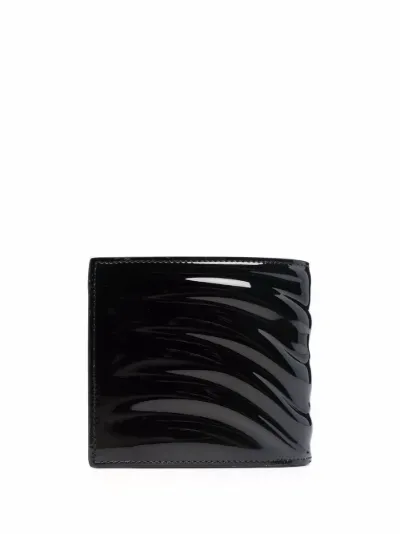 Alexander McQueen Rib 8cc patent leather bifold wallet Eraldo FR