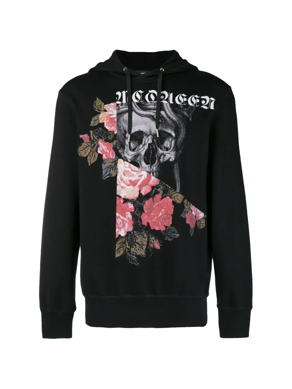 Alexander McQueen Rose Skull logo print hoodie Eraldo HR