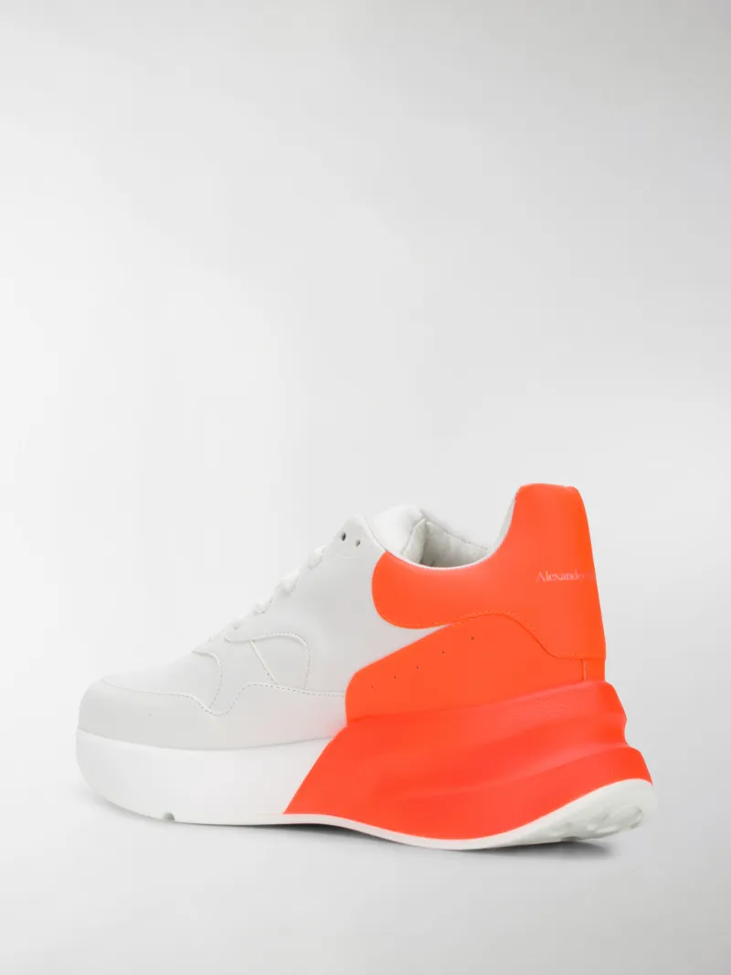 alexander mcqueen white and orange