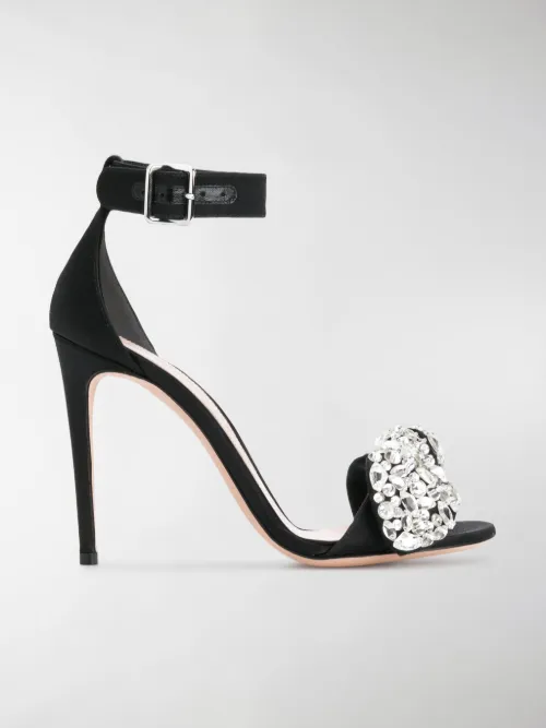 Alexander McQueen - Sandali con applicazione