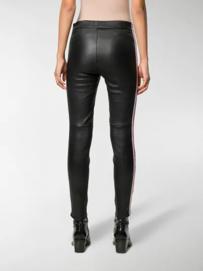 stripe skinny trousers