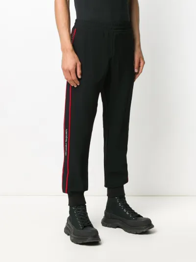 Alexander McQueen side stripe track 