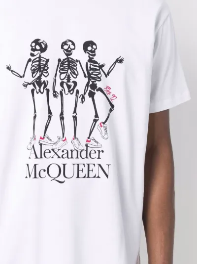 alexander mcqueen skeleton shirt