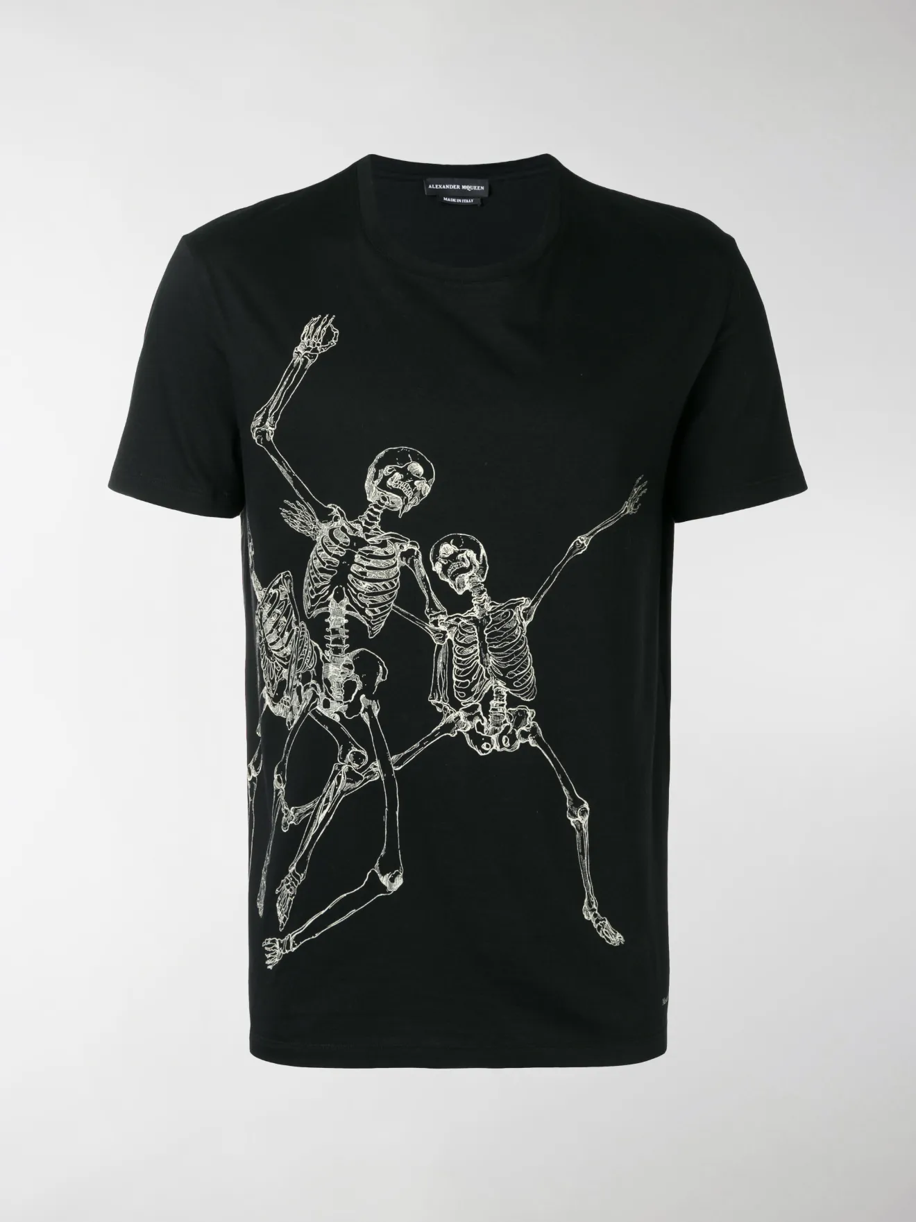 alexander mcqueen skeleton shirt