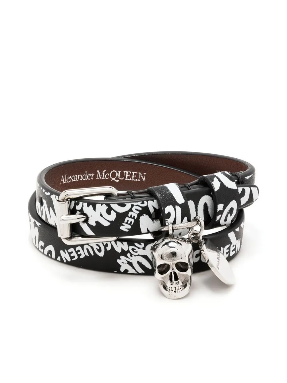 Alexander mcqueen skull hot sale charm bracelet