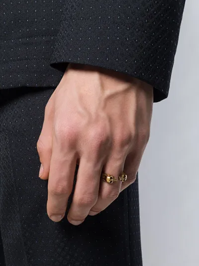alexander mcqueen skull ring