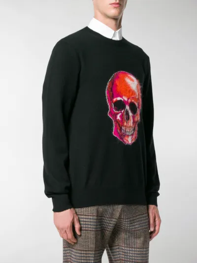 mcqueen skull sweater