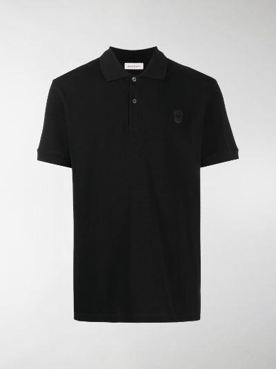 alexander mcqueen black polo shirt